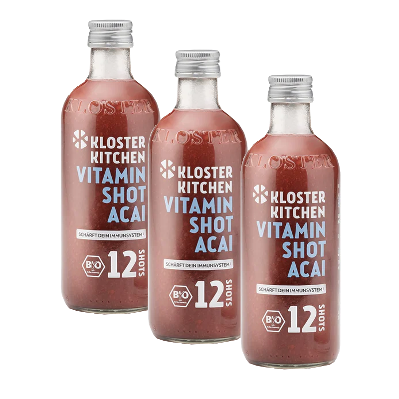 Kloster Kitchen Ingwer Shot Acai Bio 3 x 360 ml