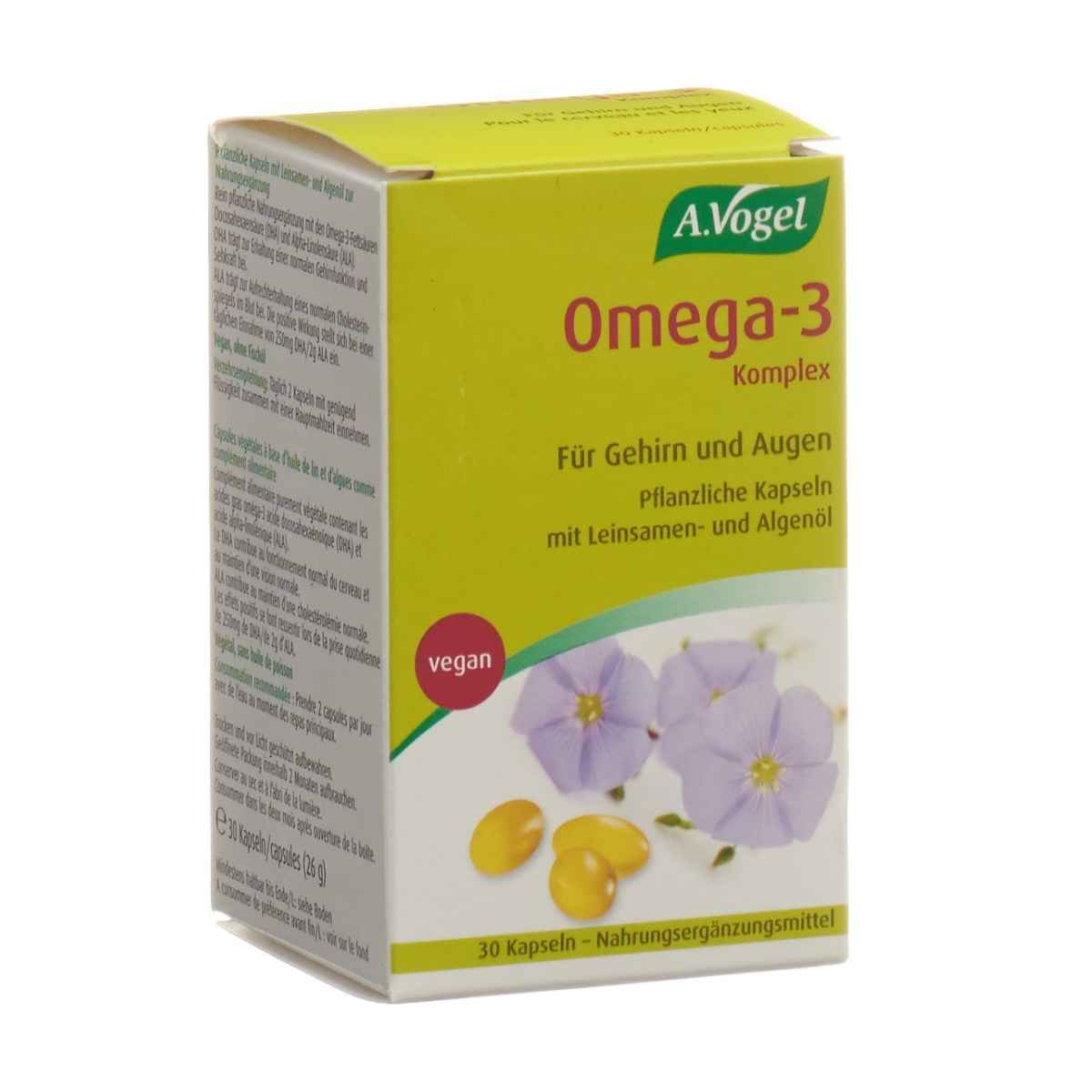 Aktion: A.Vogel Omega-3 Komplex Kapseln 2x 30 Stück