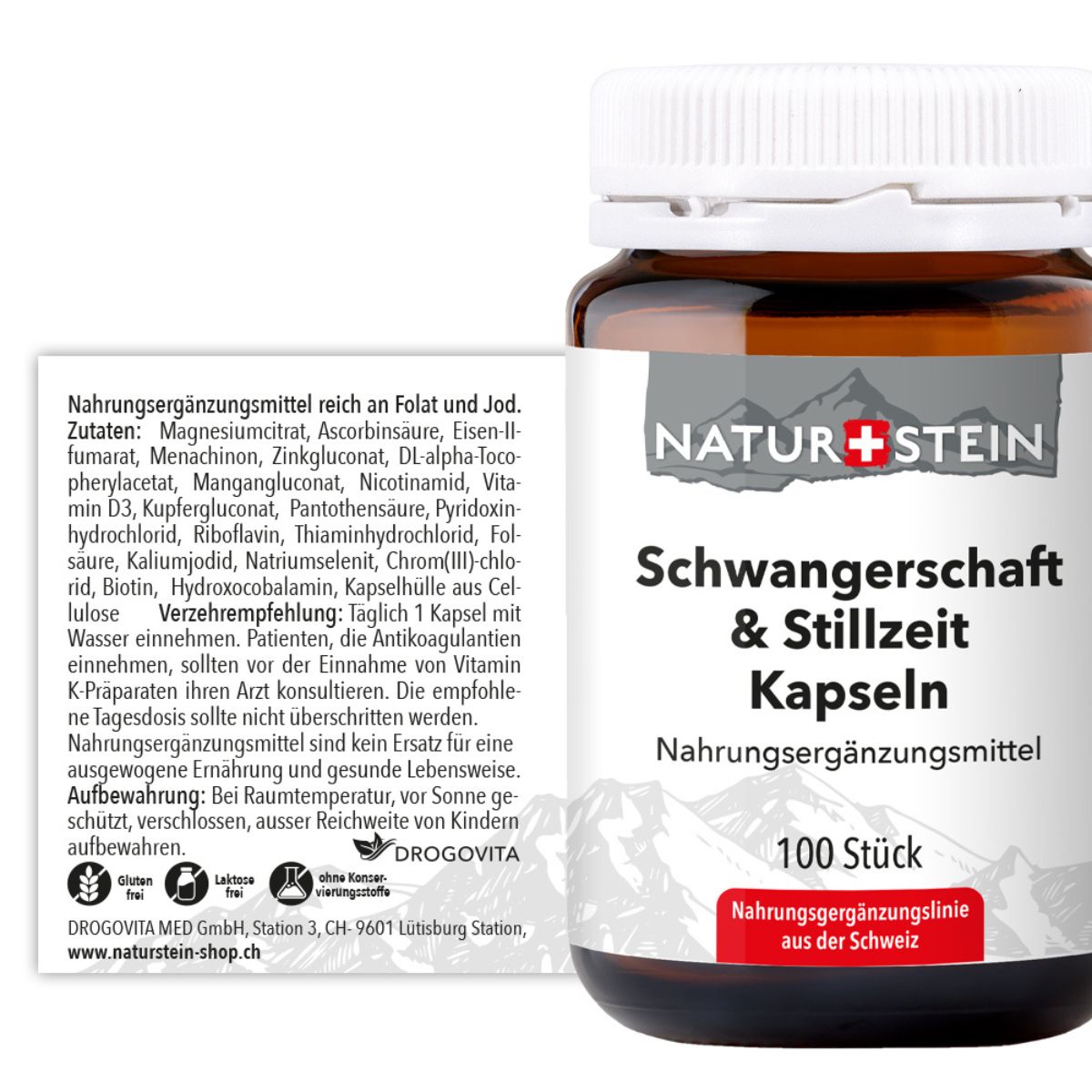 Naturstein Schwangerschaft&Stillzeit Kapseln 100 Stück