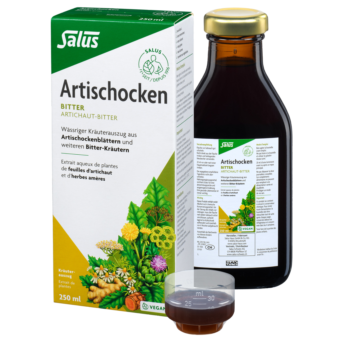 Salus Artischocken Bitter Flasche 250 ml