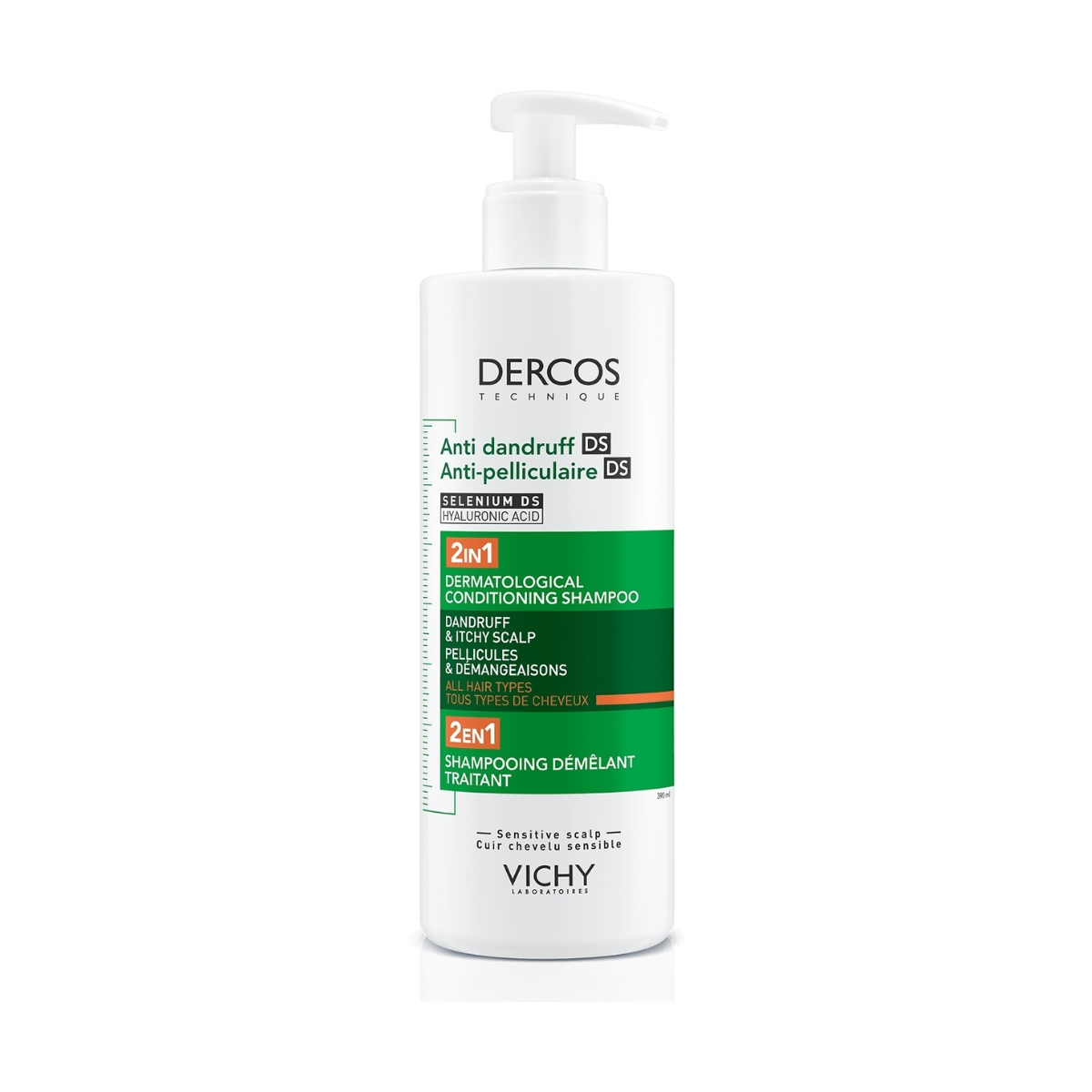 Vichy Dercos Anti dandruff 2in1 Shampoo 390 ml