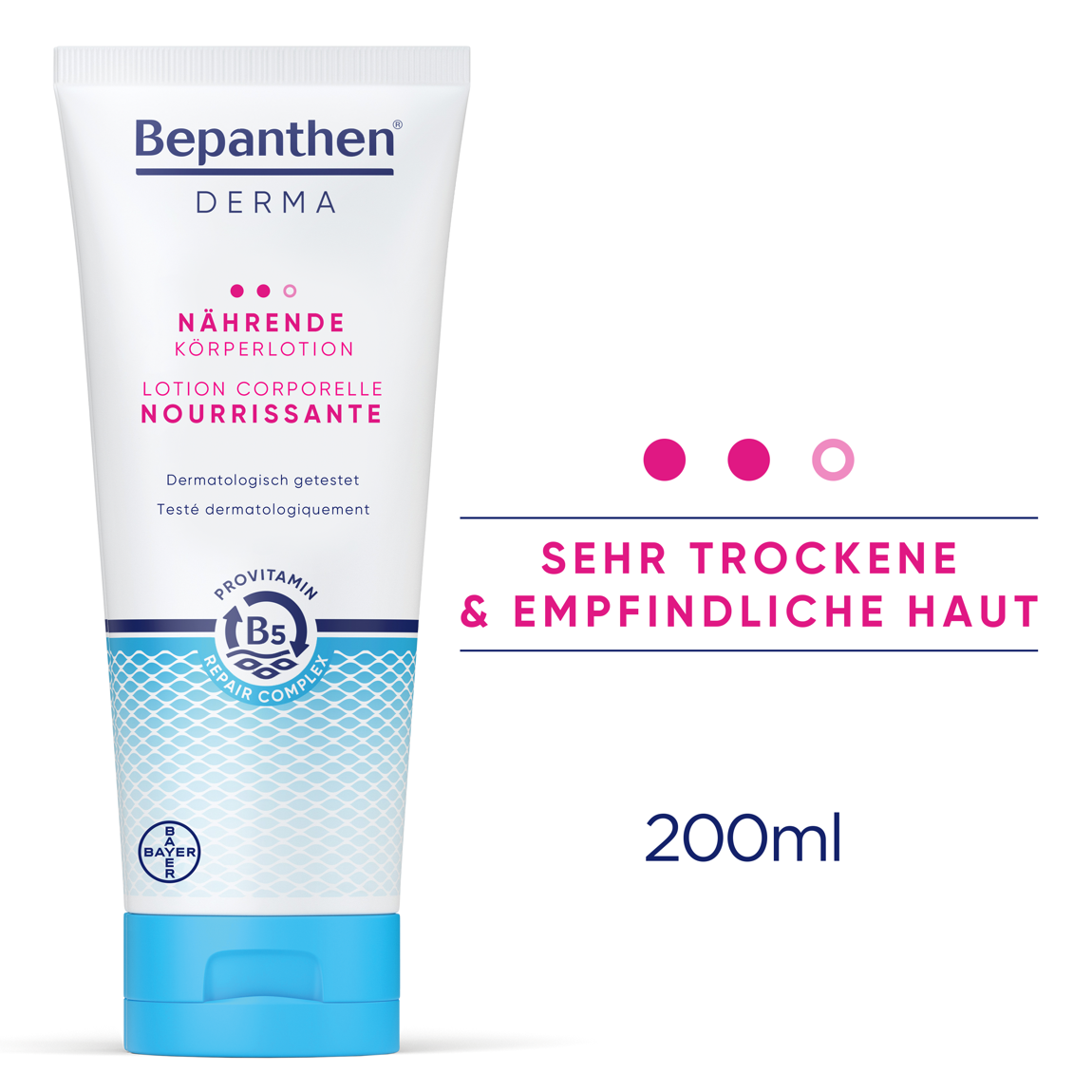 Bepanthen Derma nährende Körperlotion 200 ml