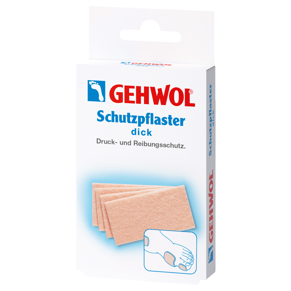 Gehwol Schutzpflaster 90 x 45 mm dick 4 Stück