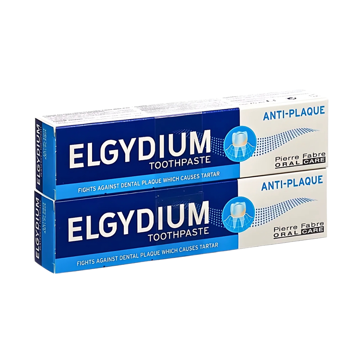 Elgydium Anti-Plaque Zahnpasta Duo 2x75 ml 