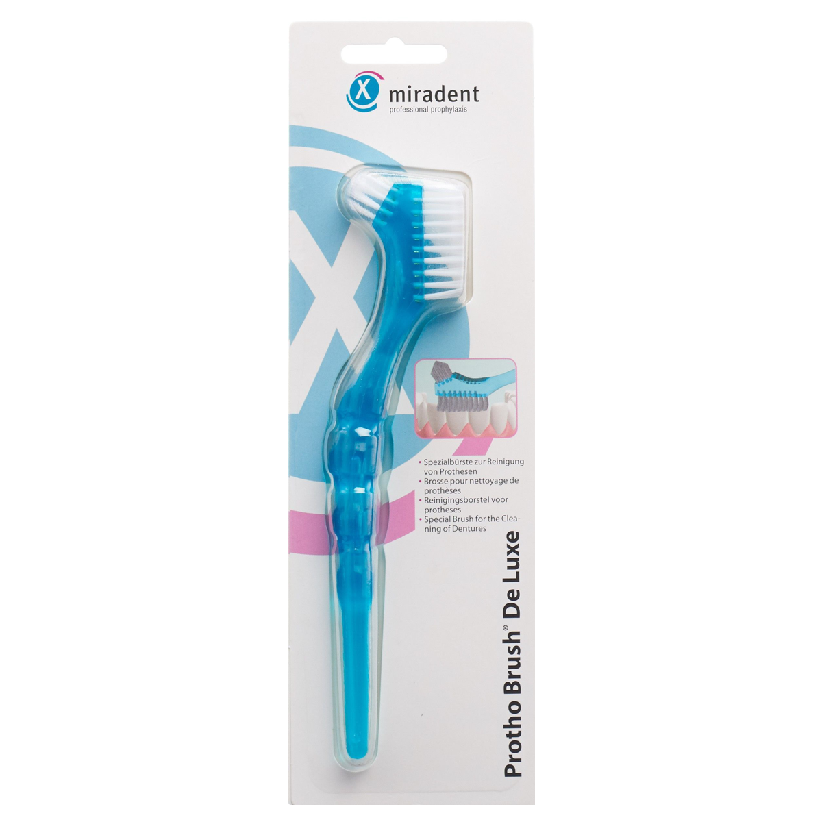 MIRADENT Protho Brush de Luxe Prothesenzahnbürste