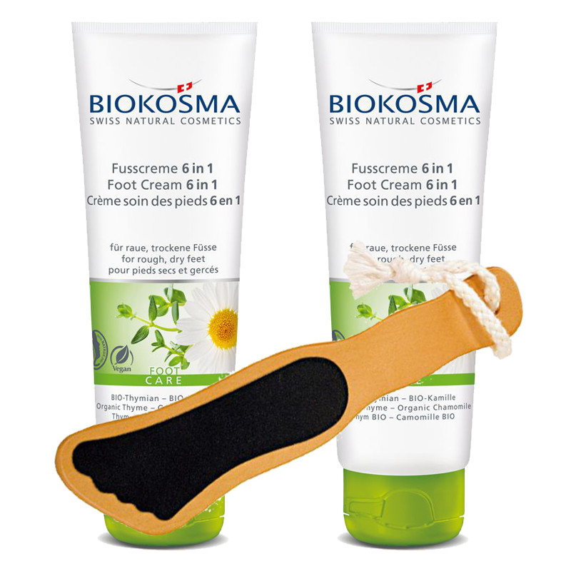 BIOKOSMA Fusscreme 6 in 1 Tube 75 ml Duo