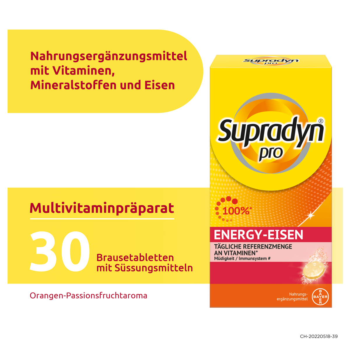 Supradyn Energy Eisen Brausetabletten 30 Stück