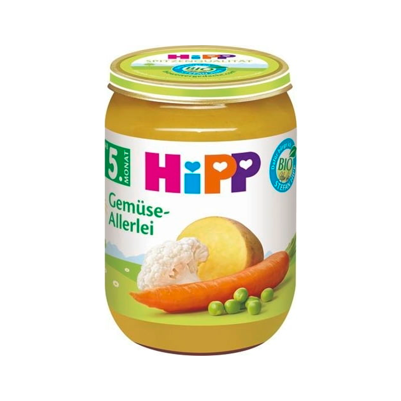 Hipp Gemüse-Allerlei Glas 190 g