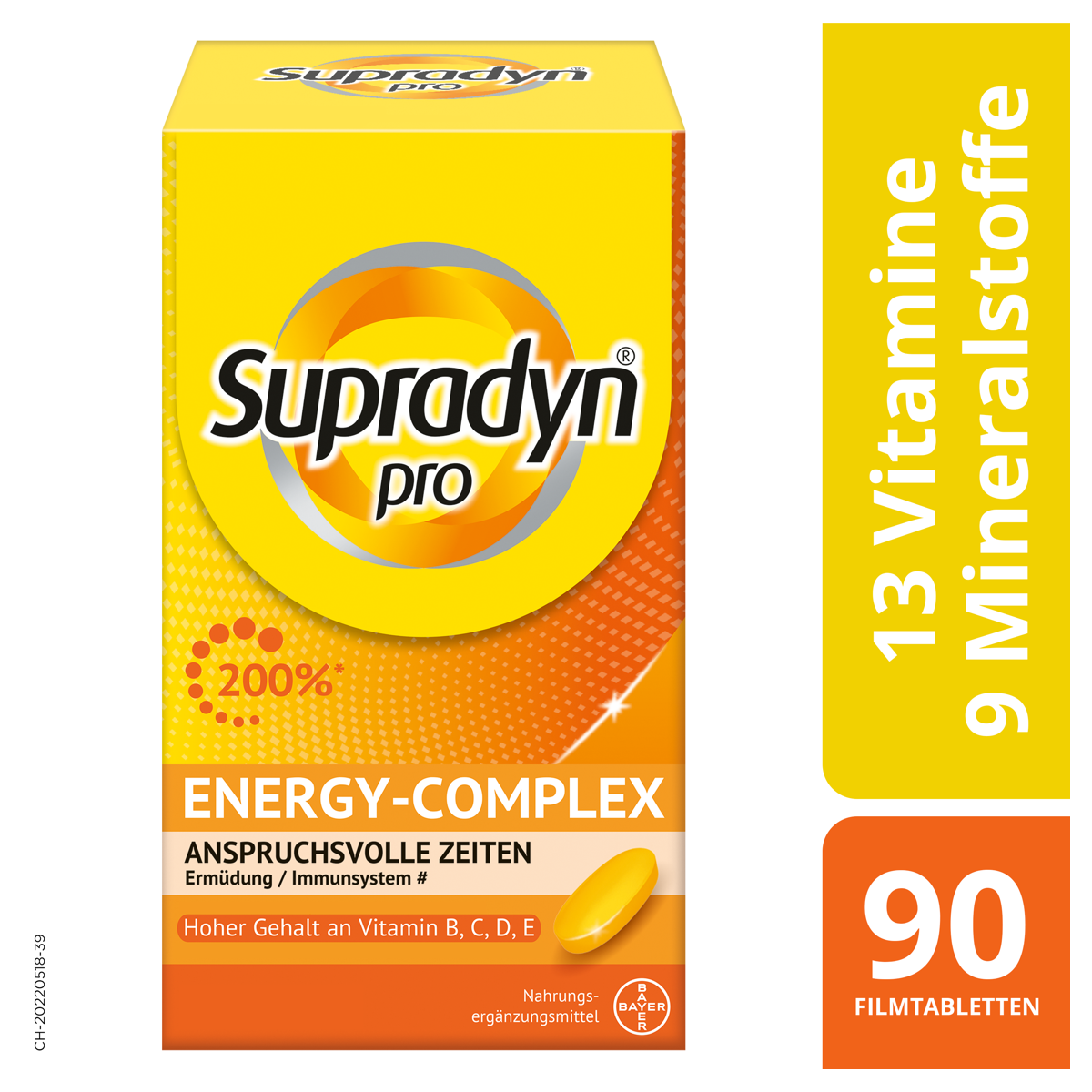 Supradyn pro energy-complex Filmtabletten Dose 90 Stück