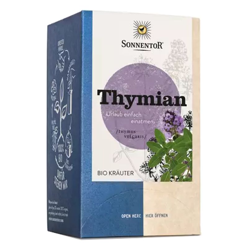 SONNENTOR Thymian Tee Beutel 18 Stück