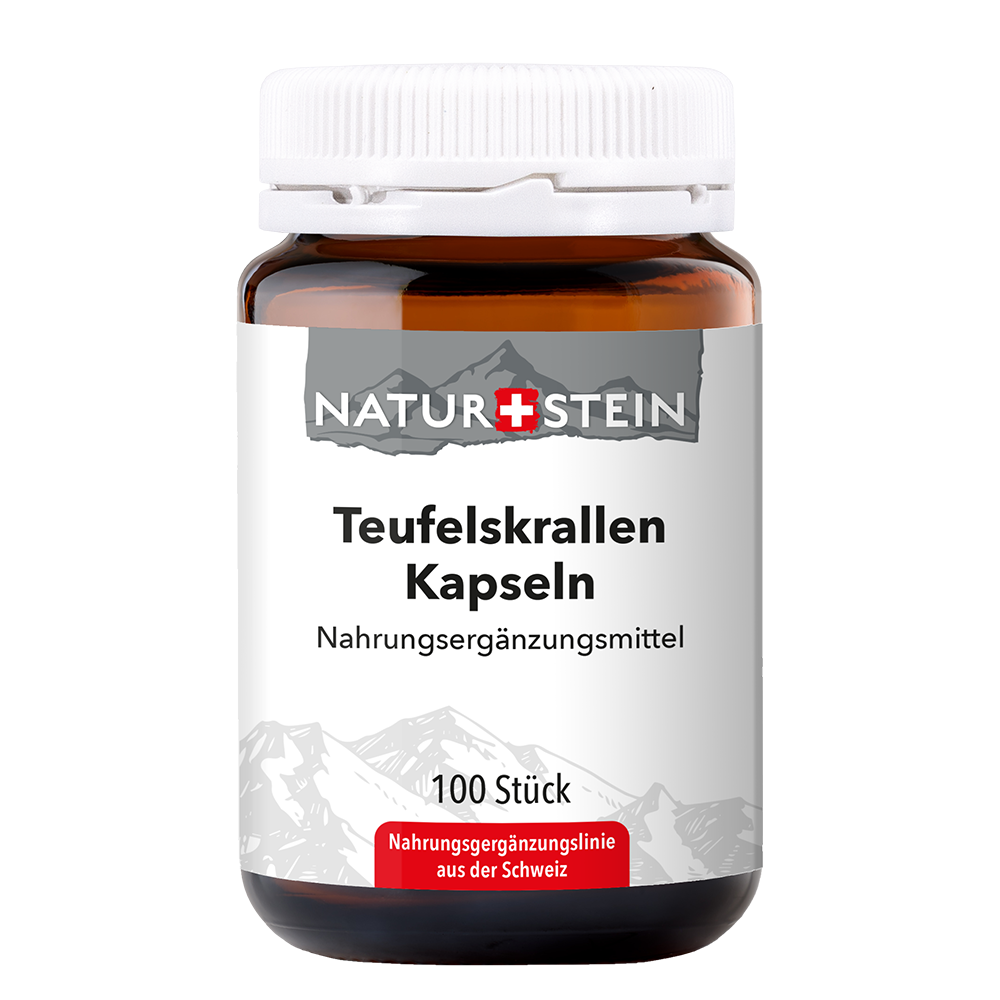 Naturstein Teufelskrallen Kapseln 100 Stück