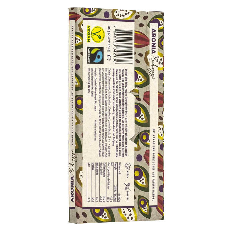 Kingnature Aronia Schokolade 100 g