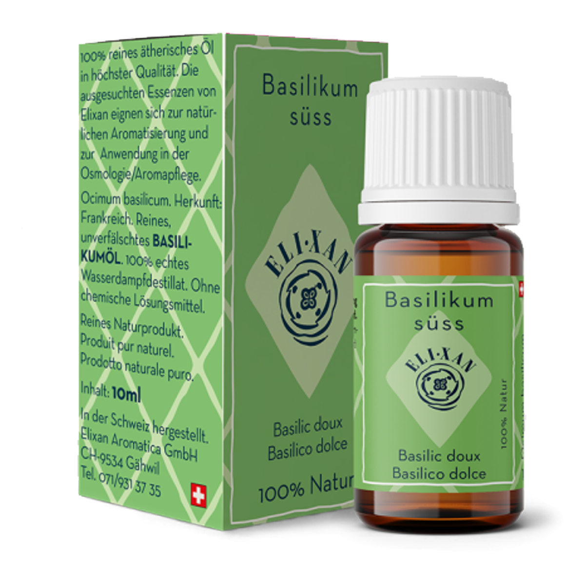 Elixan Basilikum süss Öl 10 ml