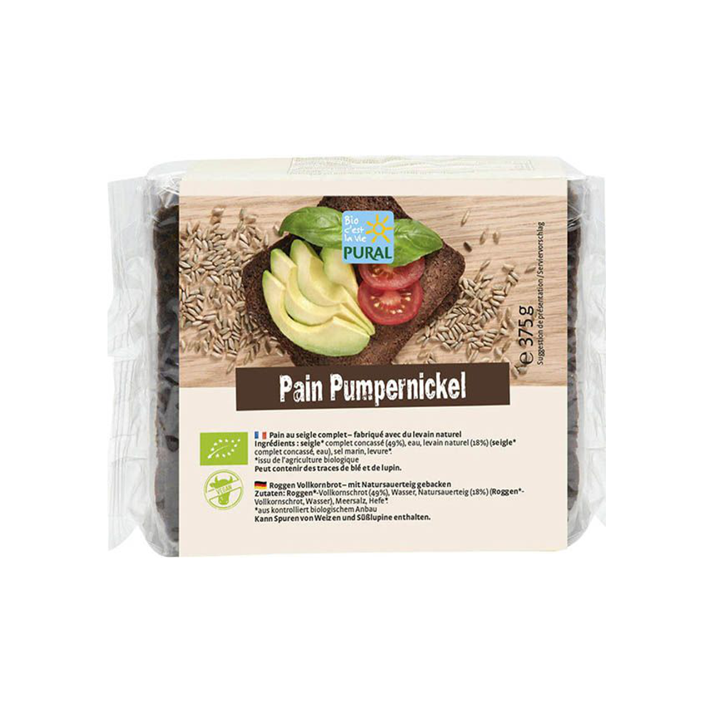 PURAL Pumpernickel Brot 375 g