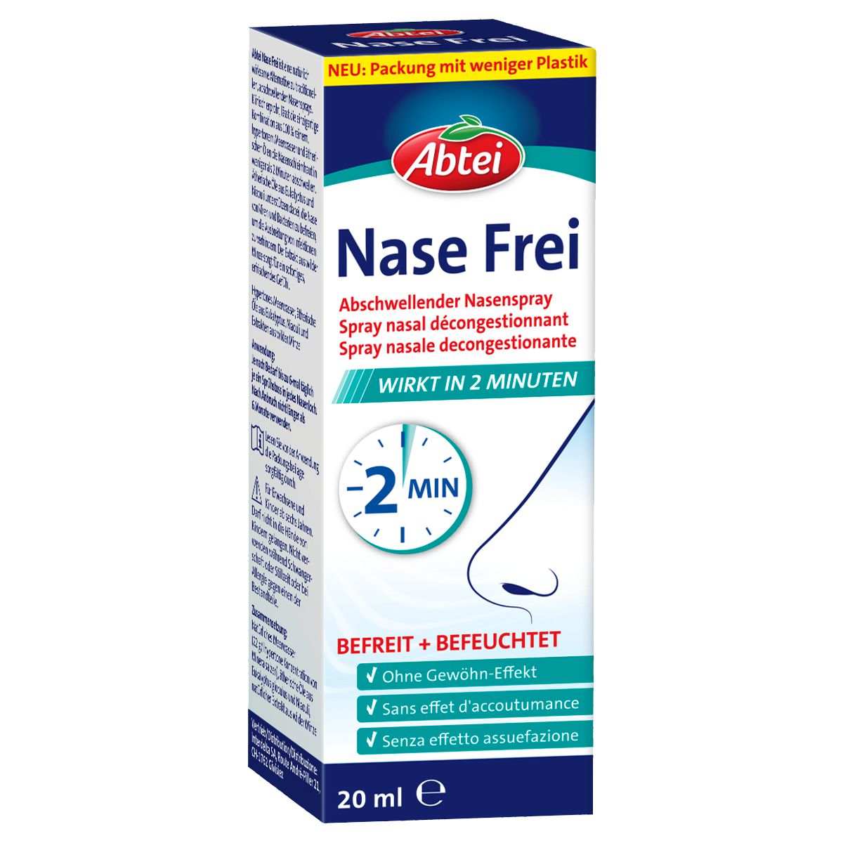 Abtei Nase frei Nasenspray CH 20 ml