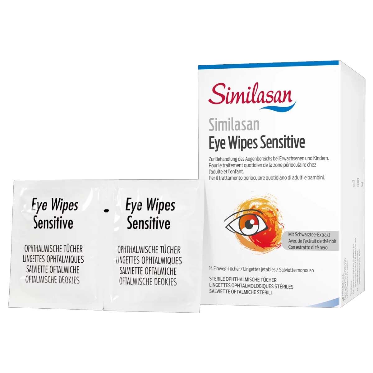 Similasan Eye Wipes Sensitive Beutel 14 Stück