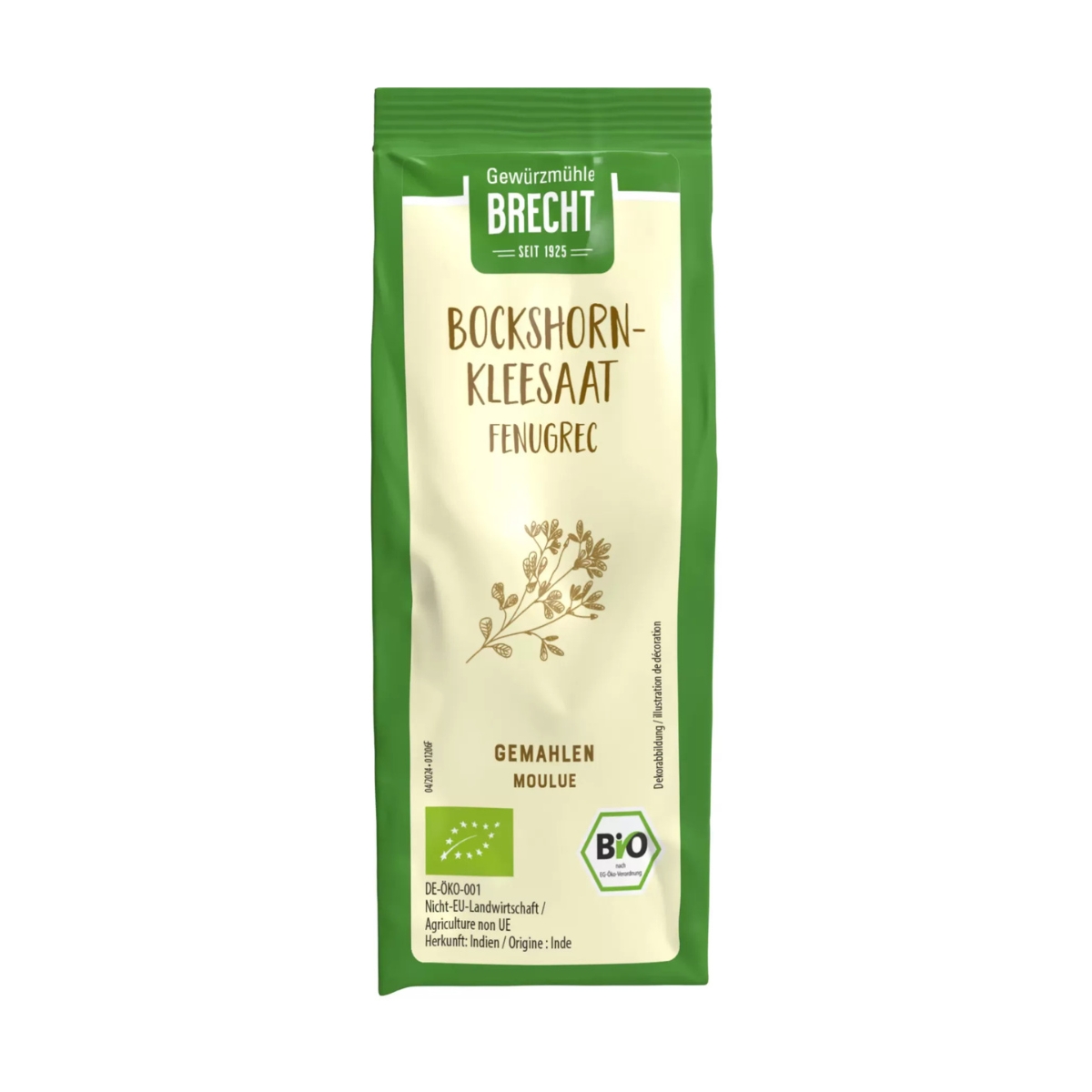 Brecht Bockshornkleesaat gemahlen Bio refill Beutel 40 g