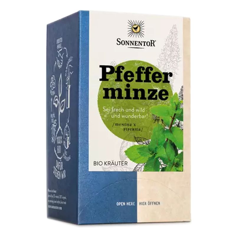 Sonnentor Pfefferminze Tee Beutel 18 Stück