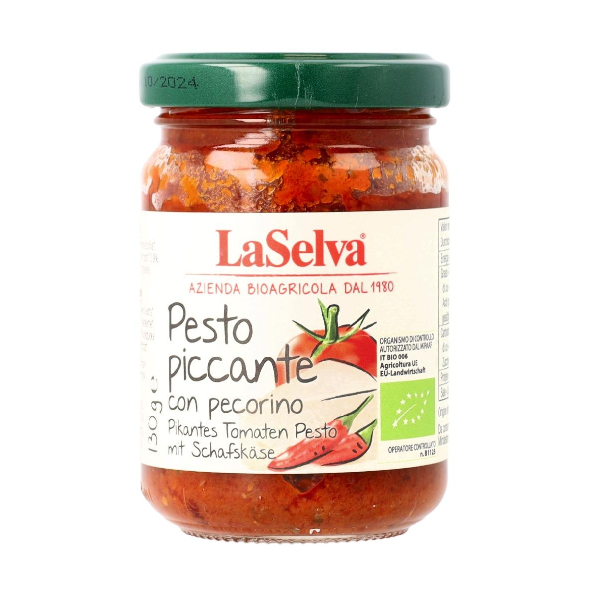 La Selva pikantes Tomaten Pesto mit Schafskäse 130 g