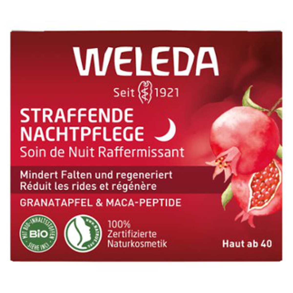 Weleda straffende Nachtpflege Granatapfel & Maca 40 ml