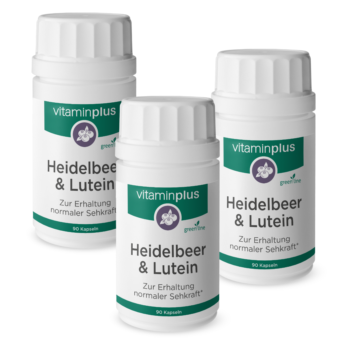 Vitaminplus Heidelbeer und Lutein Kapseln 3x 90 Stück