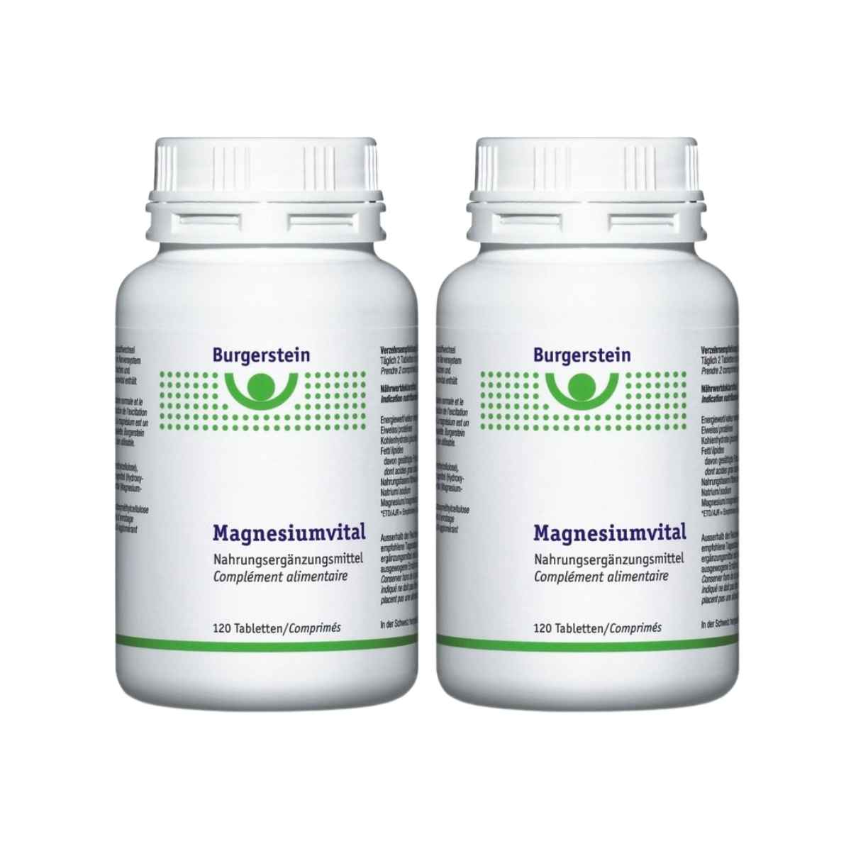 Burgerstein Magnesiumvital Tabletten 2x 120 Stück