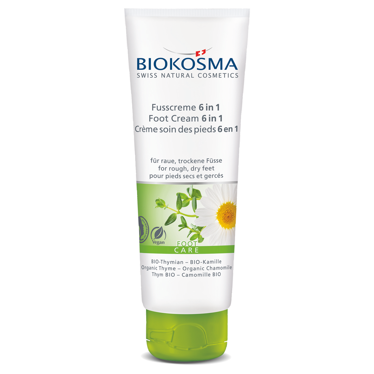 BIOKOSMA Fusscreme 6 in 1 Tube 75 ml