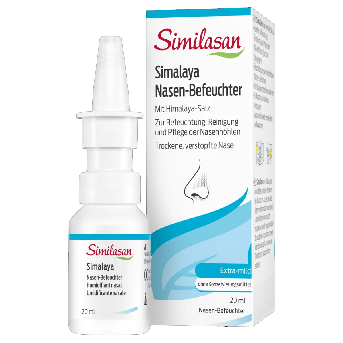 Simalaya Nasen-Befeuchter Spray Flasche 20 ml