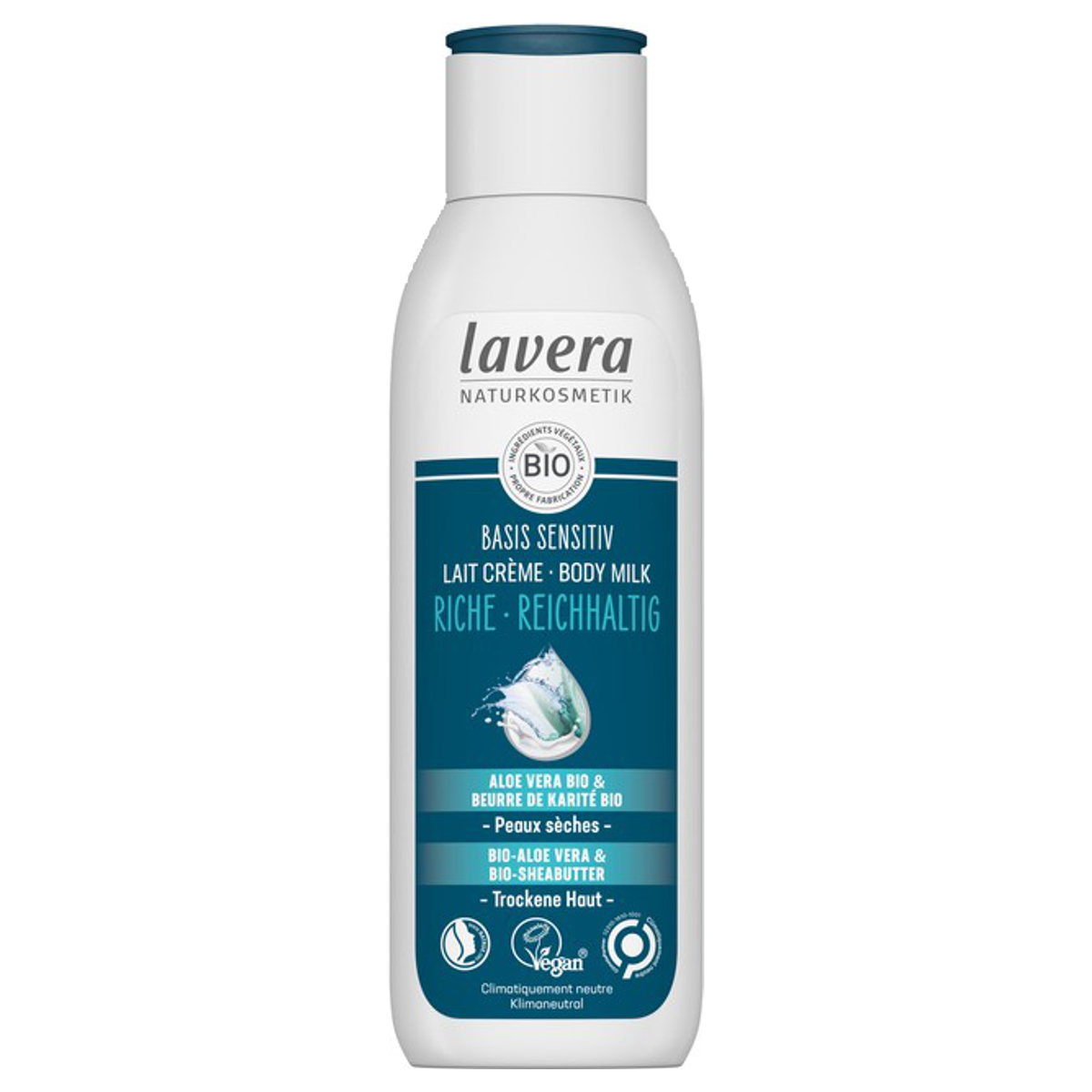 Lavera Basis Sensitiv Bodymilk reichhaltig Aloe & Sheabutter 250 ml