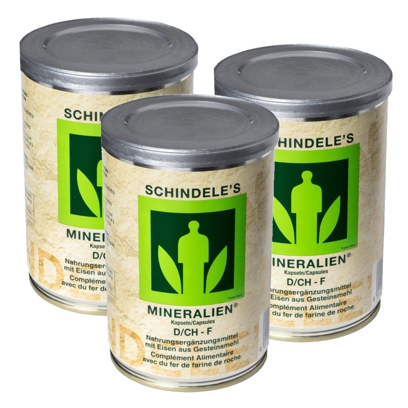 Schindeles Mineralien Kapseln 3x 250 Stück