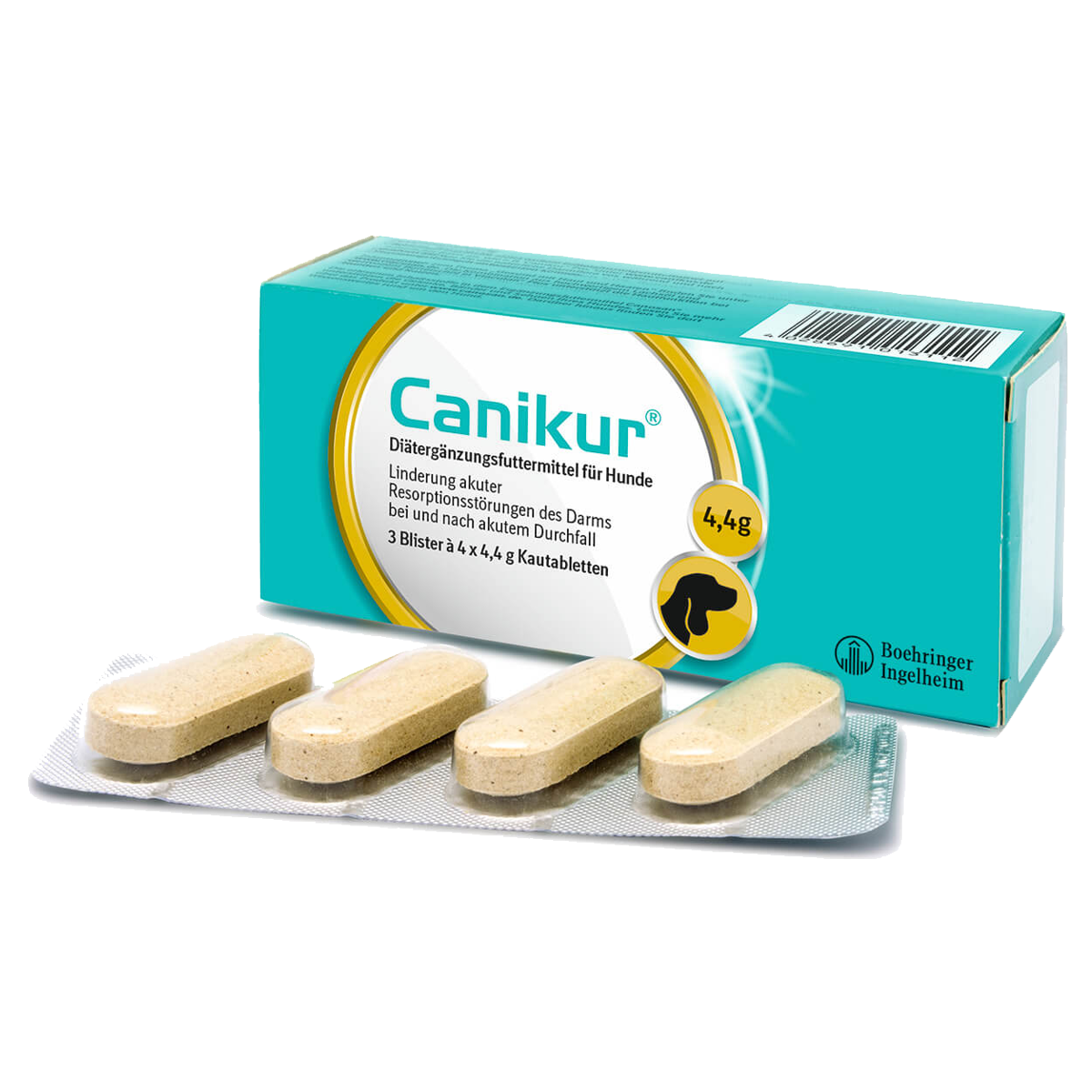 CANIKUR Futtermittel Kautabl 4.4 g Hund 12 Stk