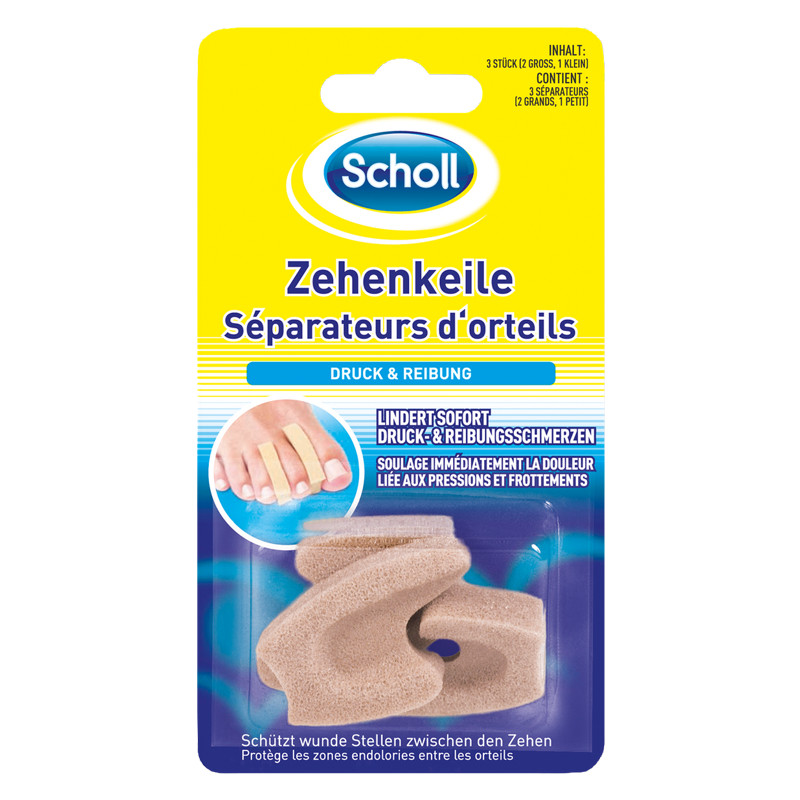 Scholl Zehenkeile 1 klein / 2 gross