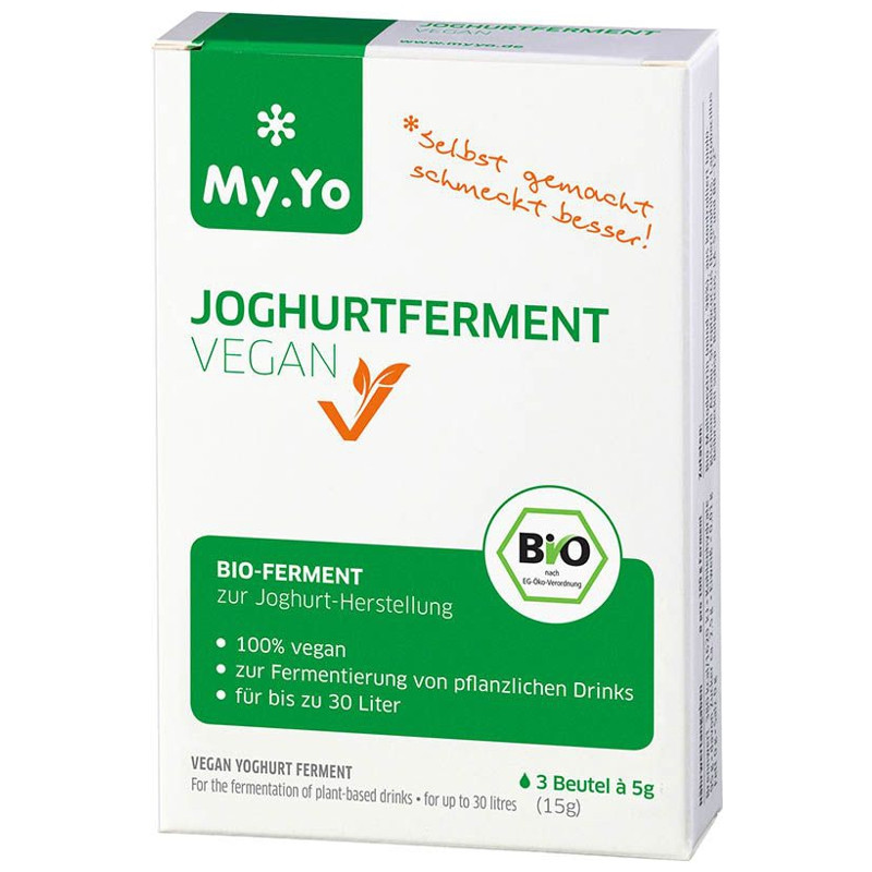 MY.YO Joghurt Ferment Bio vegan 3x 5 g