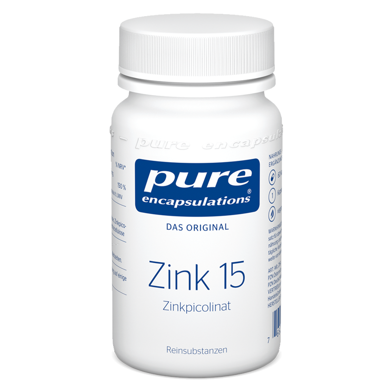 Pure Zink (picolinat) Kapseln Dose 60 Stück