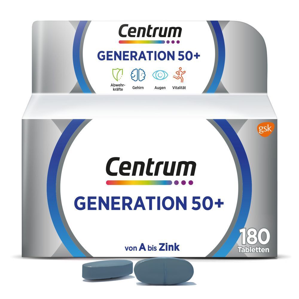 CENTRUM Generation 50+ Tabletten 180 Stk