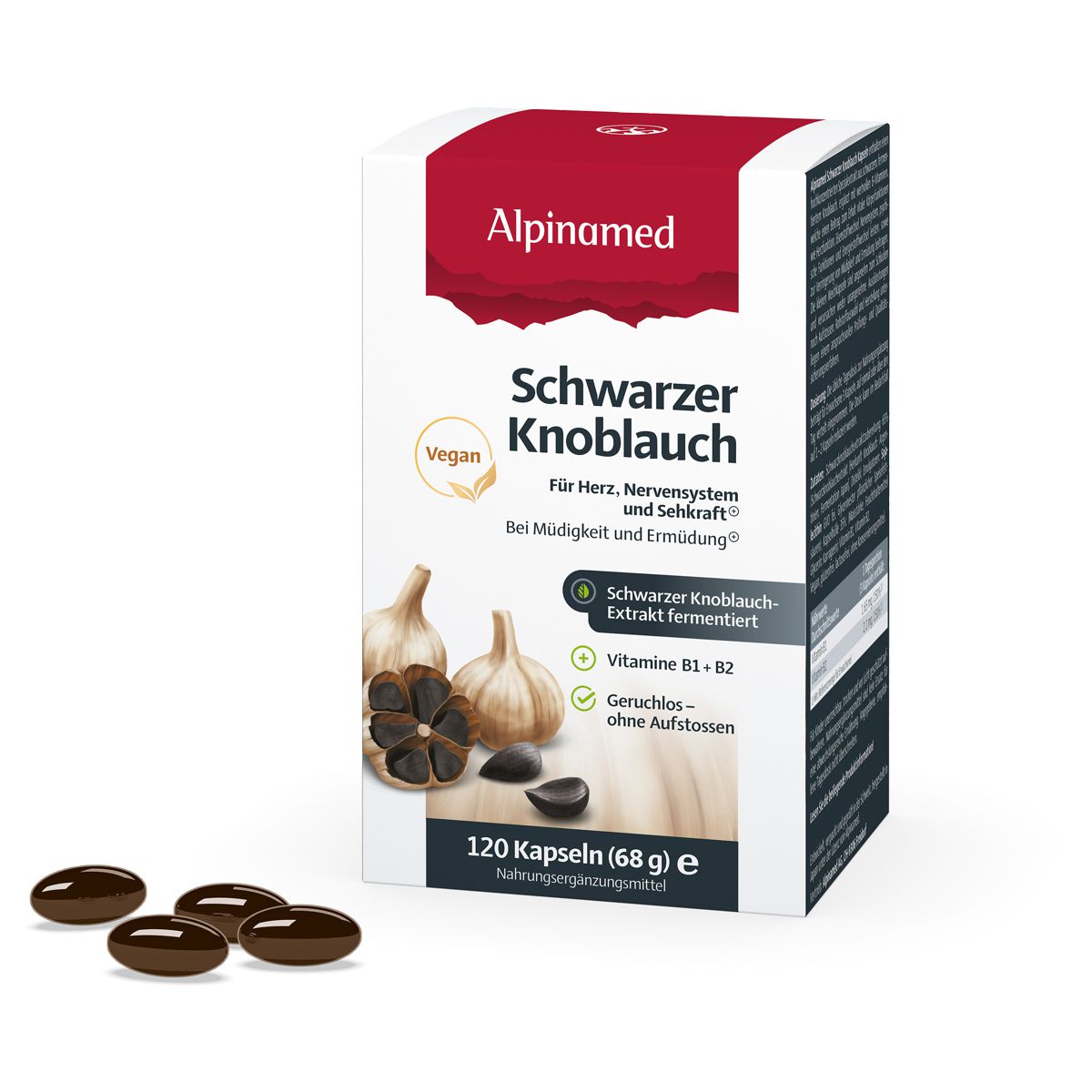 Alpinamed Schwarzer Knoblauch Kapseln 120 Stück