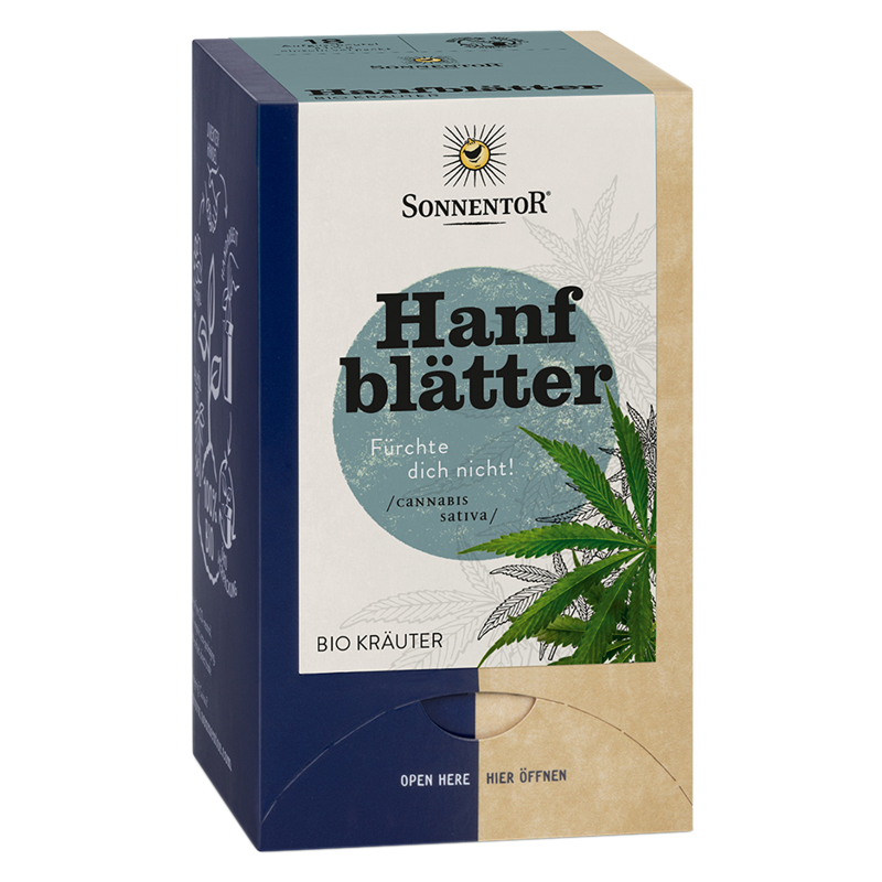 Sonnentor Hanfblätter Tee BIO 18 Stück