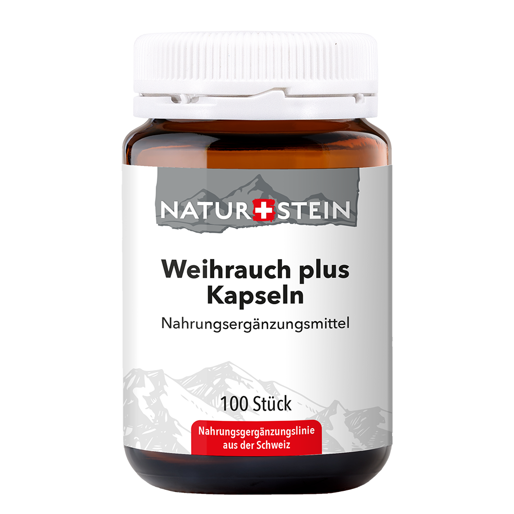 Naturstein Weihrauch plus Kapseln 100 Stück