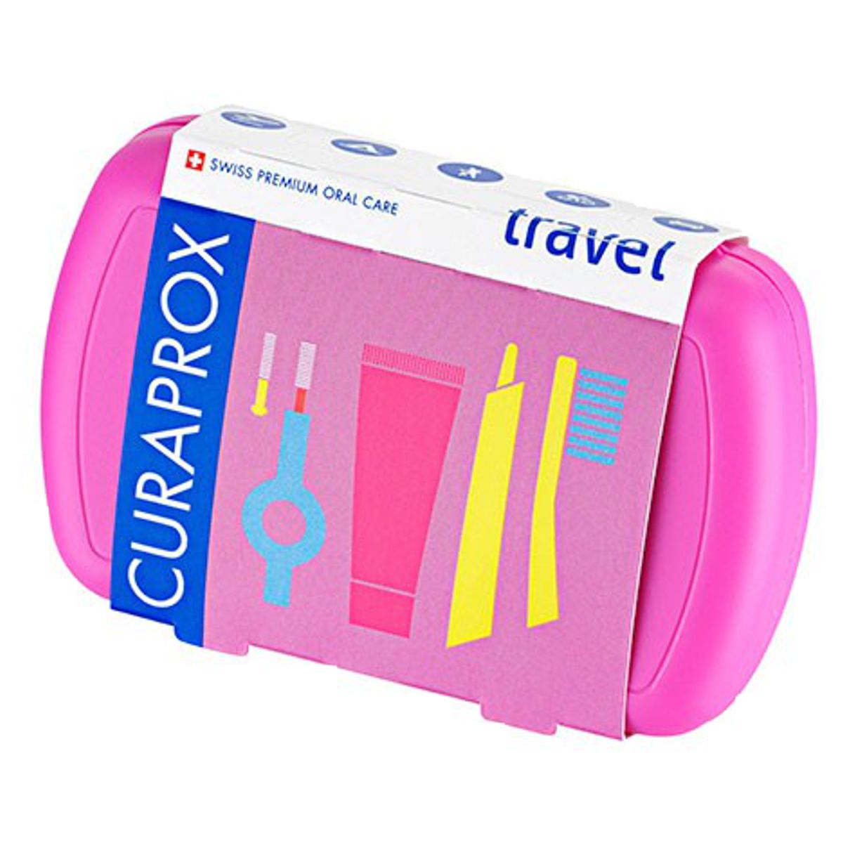 Curaprox Travel Set rosa