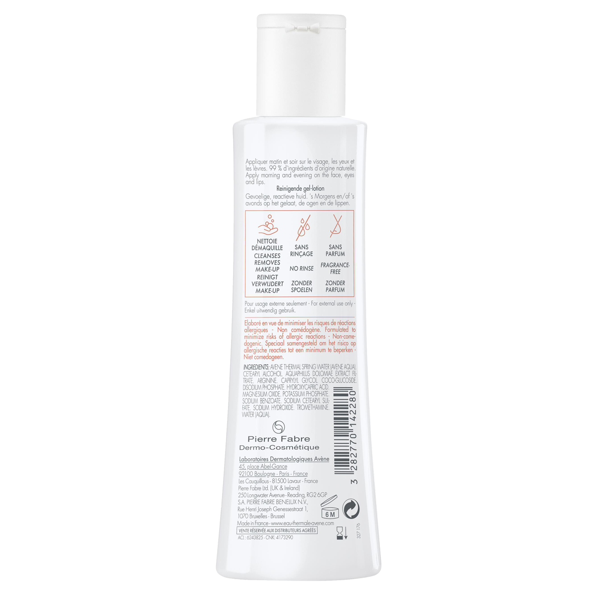 Avène Tolérance Control Reinigungslotion 200 ml