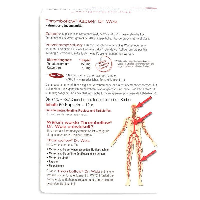 Thromboflow Dr. Wolz Kapseln 20 Stück