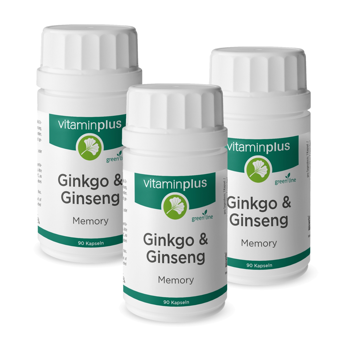 Vitaminplus Ginkgo & Ginseng Kapseln 3x 90 Stück