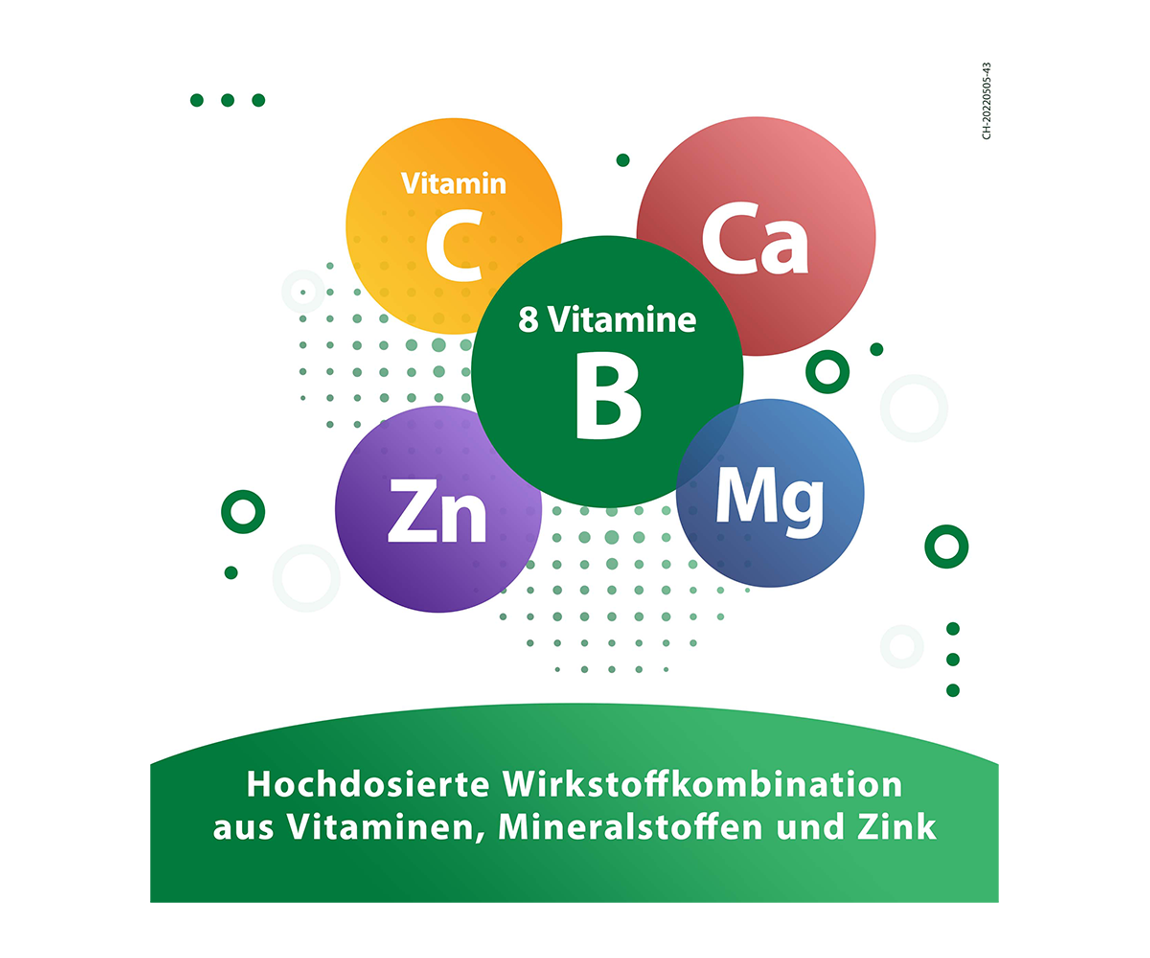 Berocca MED Brausetabletten Orangenaroma Wirkstoffkombination