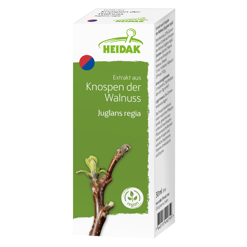 Heidak Knospe Walnuss Juglans regia Flasche 30 ml