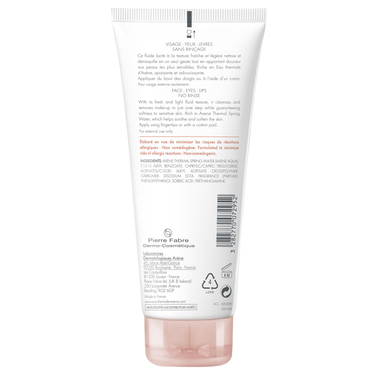 Avène 3-in-1 Reinigungsfluid 200 ml