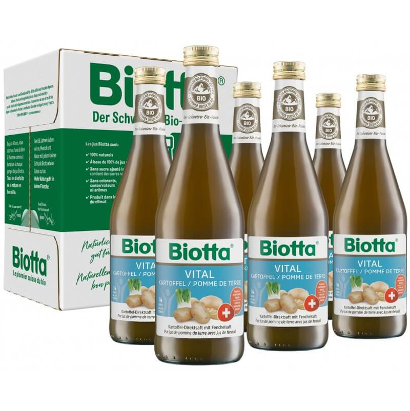 Biotta Vital Kartoffel Bio 6 fl 5 dl