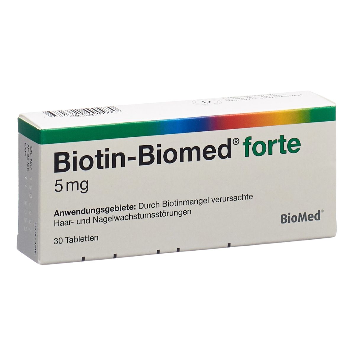 BIOTIN Biomed forte 5 mg