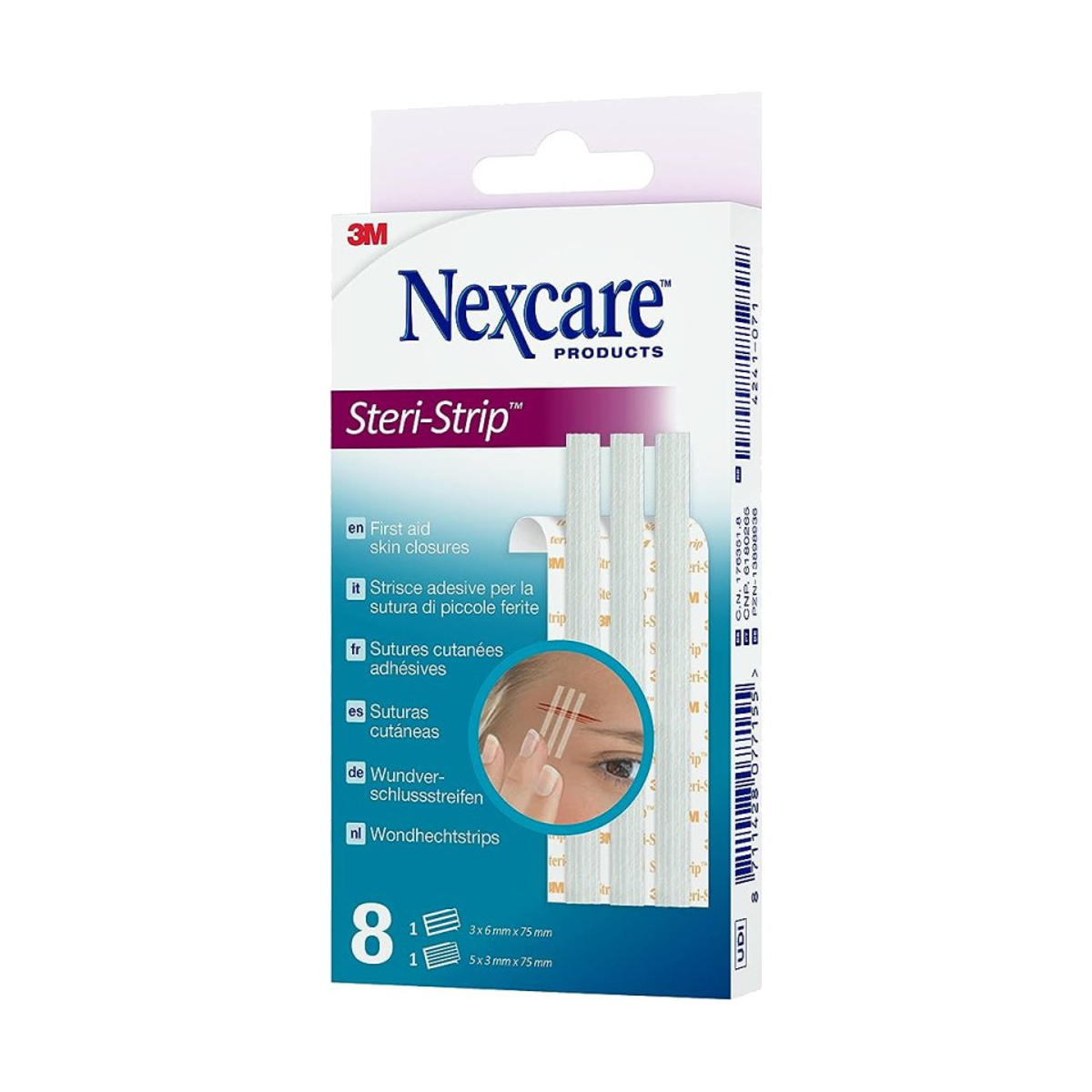 3M NEXCARE Steri Strip weiss 2 Grössen gemischt 8 Stück