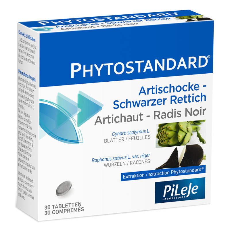 Phytostandard Artischocke-Schwarzer Rettich Tabletten 30 Stück