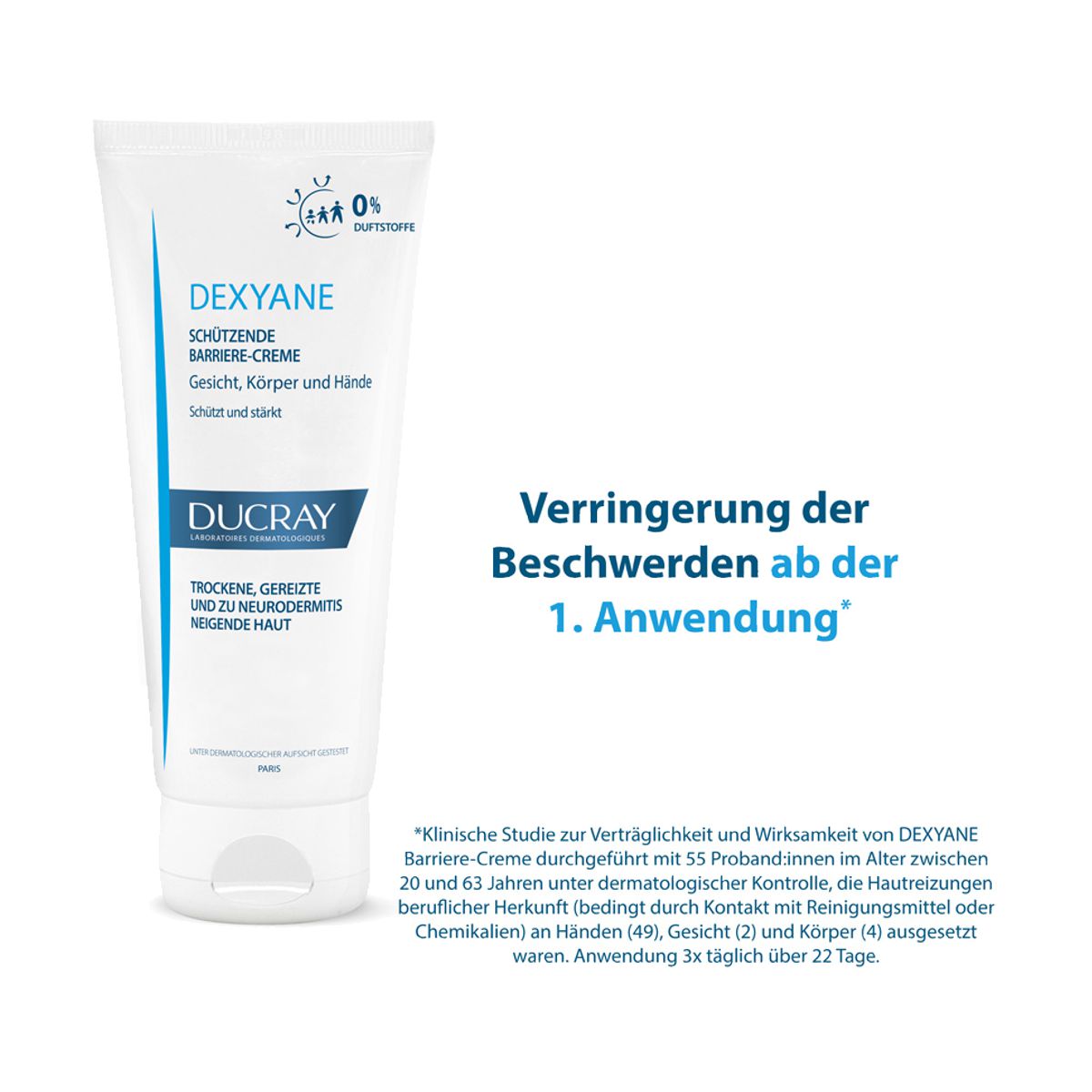 Ducray Dexyane schützende Barriere-Creme 100 ml